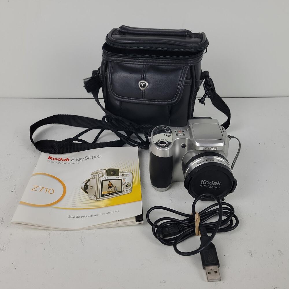 Kodak EasyShare Z710 7.1MP Digital Camera - Silver tested and works